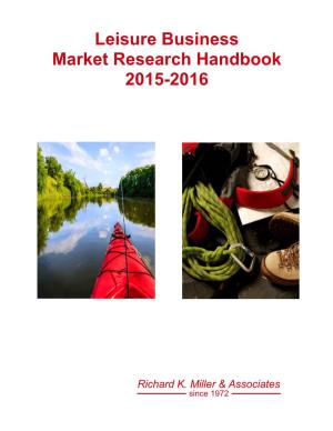 Leisure Business Market Research Handbook 2015-2016