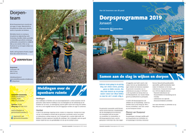 Dorpsprogramma 2019