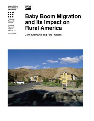 Baby Boom Migration and Its Impact on Rural America