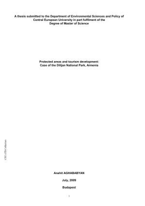 A Thesis Submitted to the Central European University, Department