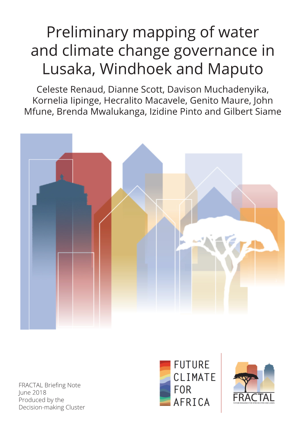 Preliminary Mapping of Water and Climate Change Governance In