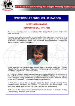 Willie Carson