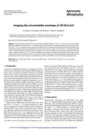 Imaging the Circumstellar Envelope of OH 26.5+0.6