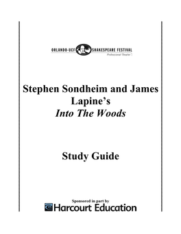 Stephen Sondheim and James Lapine's Into the Woods Study Guide