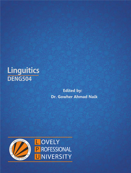 Linguitics DENG504