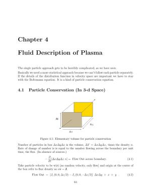 Chapter 4 Fluid Description of Plasma