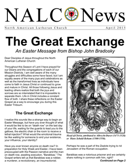 The Great Exchange an Easter Message from Bishop John Bradosky