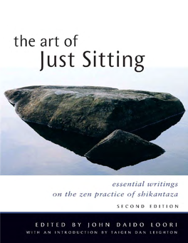 The Art of Just Sitting