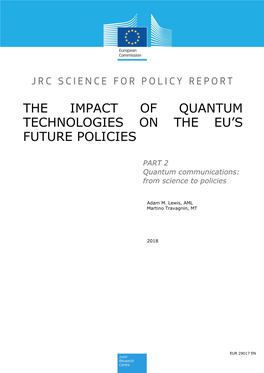 The Impact of Quantum Technologies on the EU's