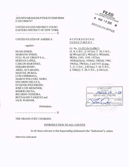 Download FIFA Third Superseding Indictment