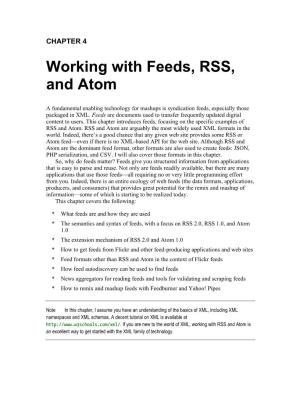Working with Feeds, RSS, and Atom
