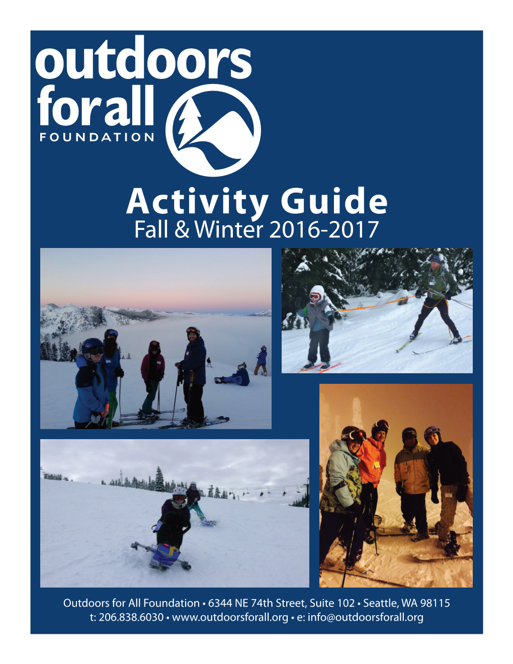 Activity Guide Fall & Winter 2016-2017