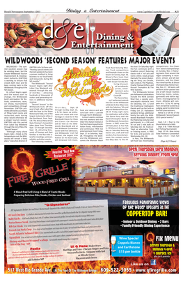 Wildwoods ‘Second Season’ Features Major Events