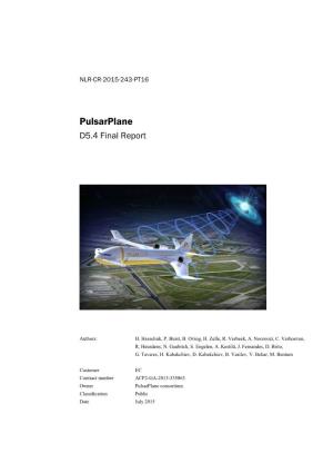 Pulsarplane D5.4 Final Report