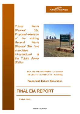 Final Eia Report