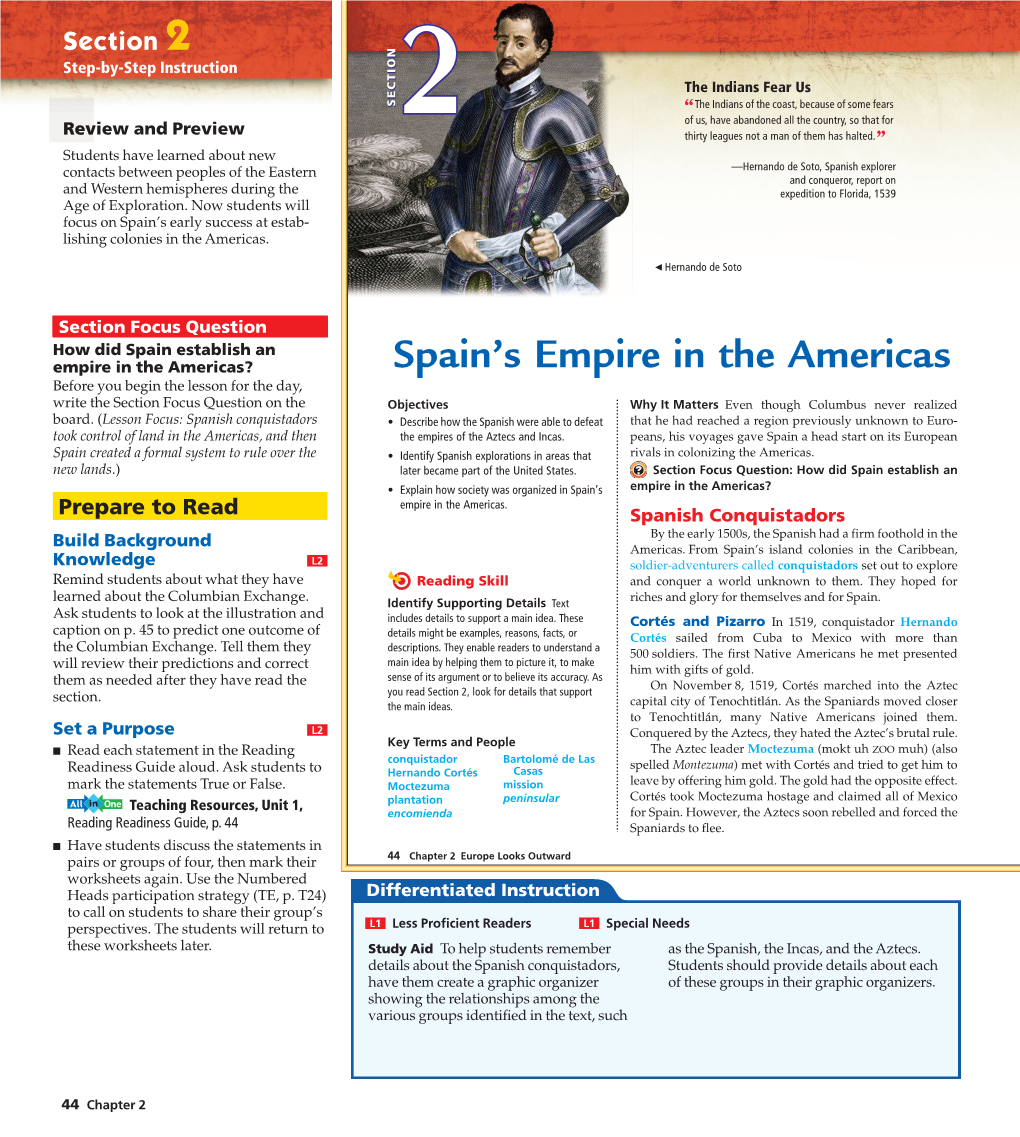 Spain's Empire in the Americas