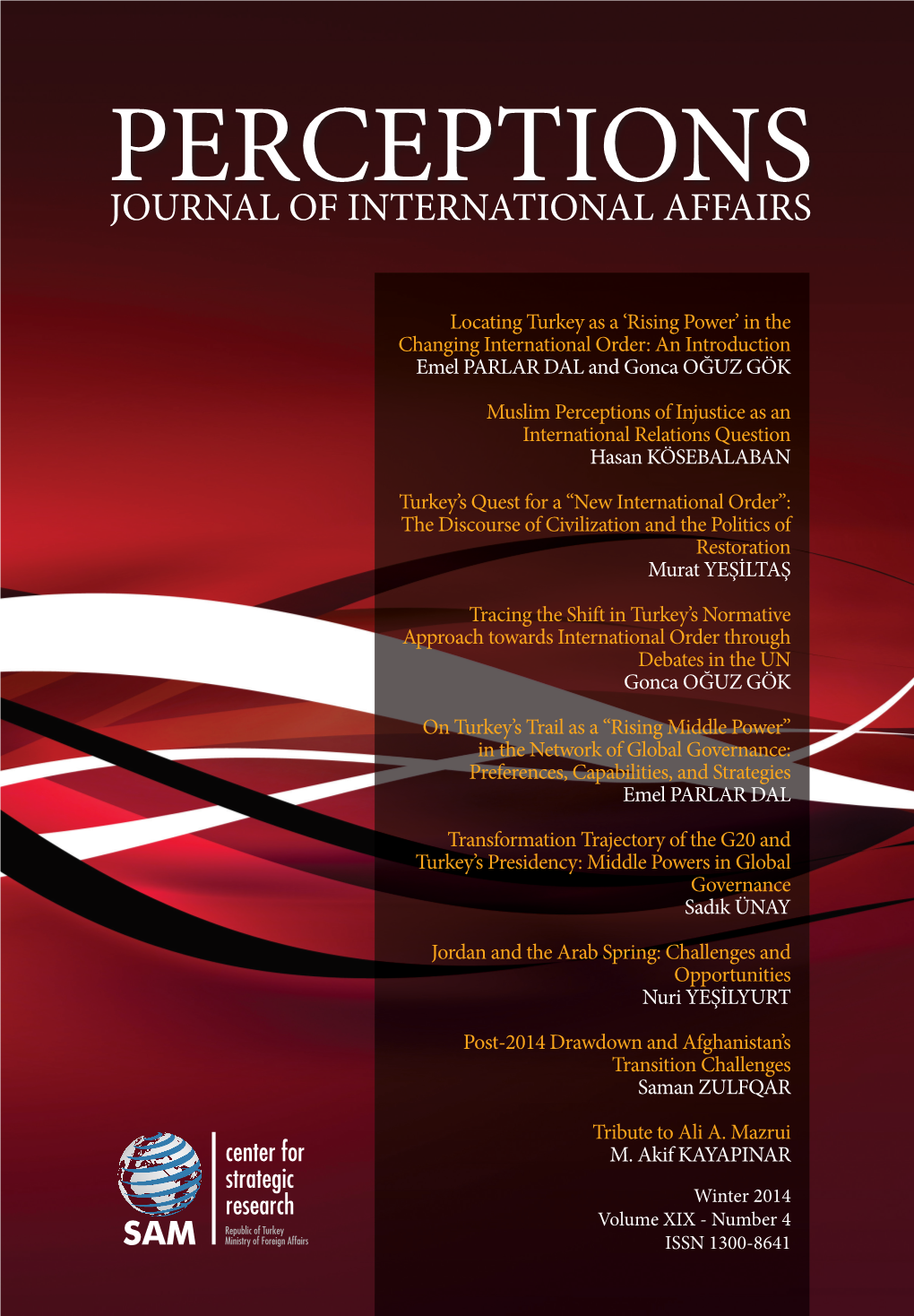 Perceptionsjournal of International Affairs