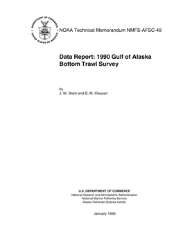 1990 Gulf of Alaska Bottom Trawl Survey