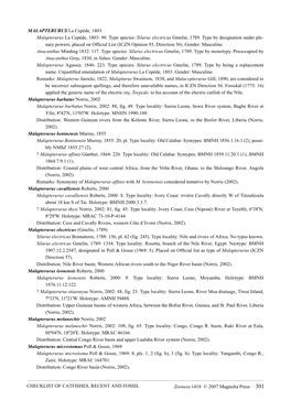 Zootaxa, Checklist of Catfishes, Recent and Fossil