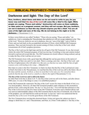 Darkness and Light: the Day of the Lordi