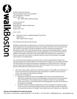 Stephen Pritchard, Secretary Executive Office of Environmental Affairs 100 Cambridge St., Suite 900 Boston, MA 02114 Attn: MEPA Office, Deirdre Buckley