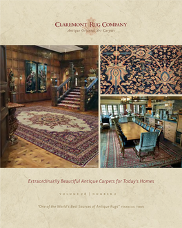 Extraordinarily Beautiful Antique Carpets for Today's Homes