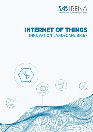 Internet of Things Innovation Landscape Brief © Irena 2019