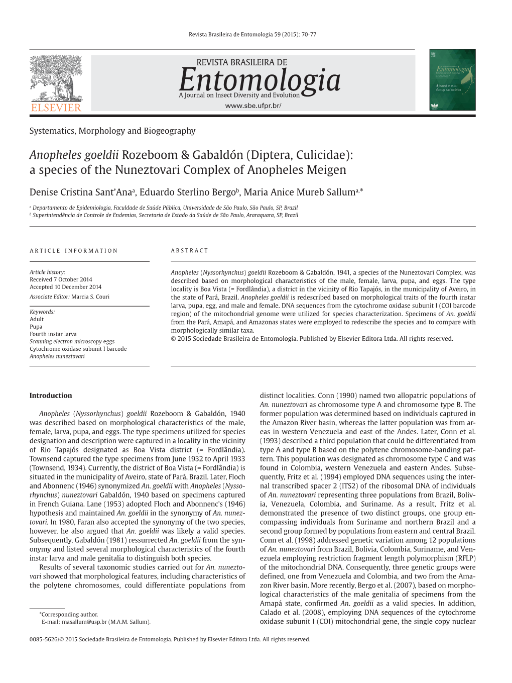 Entomologia 59 (2015): 70-77