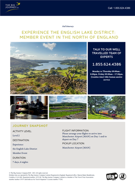 Experience the English Lake District: Member Event in the North of England