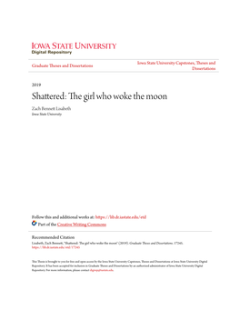 The Girl Who Woke the Moon Zach Bennett Lisabeth Iowa State University