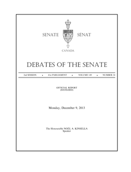 Debates of the Senate