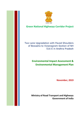 Green National Highways Corridor Project Environmental Impact