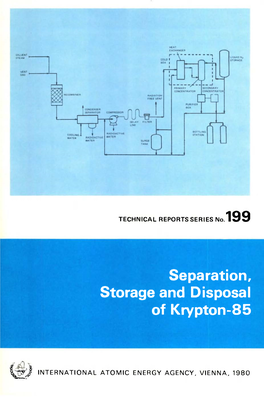 Separation, Storage and Disposal of Krypton-85