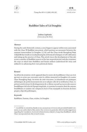 Buddhist Tales of Lü Dongbin