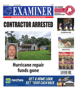 The Independent Voice of Southeast Texas Contractor Arrested