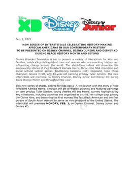 Disney Channel, Disney Junior and Disney Xd During Black History Month and Beyond