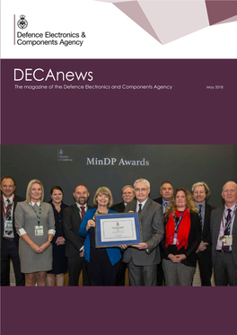 Decanews the Magazine of the Defence Electronics and Components Agency May 2018 Editor’S Foreword Contents