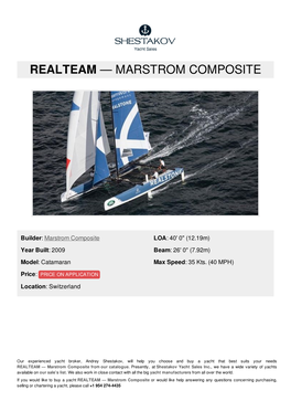 Realteam — Marstrom Composite