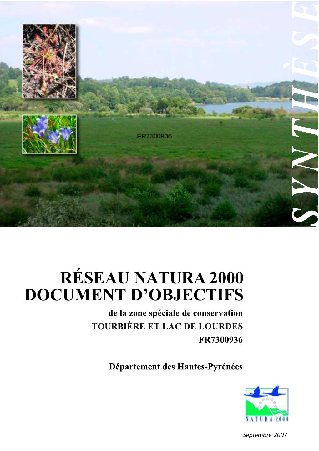 Réseau Natura 2000 Document D'objectifs