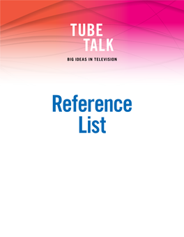 Tube Talk References