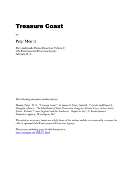 Treasure Coast by Peter Merritt