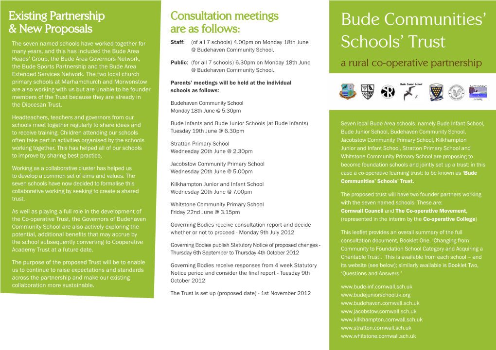 Bude Communities' Schools' Trust