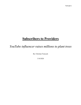 Subscribers to Providers