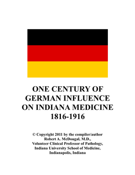 German Origin Doctors of Indiana