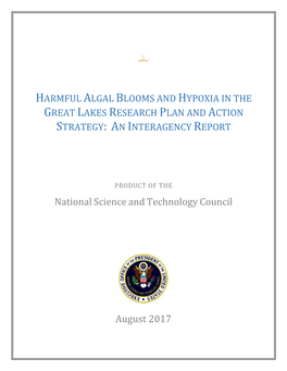 Harmful Algal Blooms and Hypoxia in the Great Lakes Research Plan and Action Strategy: an Interagency Report
