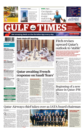 Fitch Revises Upward Qatar's Outlook To