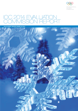 Ioc 2014 Evaluation Commission Report