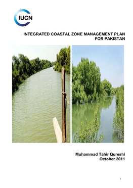 Integrated Coastal Zone Management Plan for Pakistan