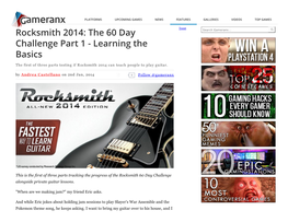 Rocksmith 2014: the 60 Day Search Gameranx