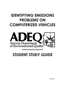 Identifying Emissions Problems on Computerized Vehicles